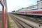 RADVILISKIS, LITHUANIA - JUNE 26, 2011: Lithuania Railway Network and Tracks.