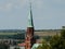 RADZIONKOW , SILESIA , POLAND -THE CHURCH IN THE CITY CENTER OF RADZIONKOW