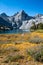 Rae Lakes basin on the John Muir Trail in Kings Canyon Nation Park