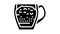 raf coffee glyph icon animation