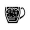 raf coffee glyph icon vector illustration