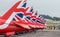RAF Red Arrows 2016 display team - aircraft tails