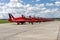 The RAF Red Arrows Aerobatic Display Team