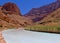 Raft Trip View From the Bottom of the Grand Canyon Looking Up at the Cliffs Above