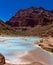 Raft Trip View From the Bottom of the Grand Canyon Looking Up at the Cliffs Above