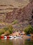 Rafters Colorado River Grand Canyon