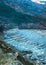 Rafting : boat moving on quiet  river section-river Beas . next to Kullu town in Himachal Pradesh