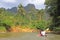 Rafting on a canoe, Thailand