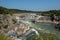 Rafting on Great Falls State Park, Virginia.