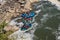 Rafting on Great Falls State Park, Virginia.