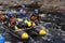 Rafting on rafts and kayaks, open competitions of Karelia