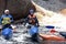 Rafting on rafts and kayaks, open competitions of Karelia