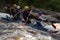 Rafting on rafts and kayaks, open competitions of Karelia