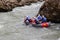 Rafting is the Russian Championship in rafting on mountain rivers. The Belaya River of the Republic of Adygea.