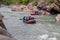 Rafting is the Russian Championship in rafting on mountain rivers. The Belaya River of the Republic of Adygea.