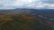 Ragged Mountain aerial view in Danbury, New Hampshire, USA