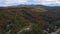 Ragged Mountain aerial view in Danbury, New Hampshire, USA