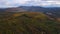 Ragged Mountain in fall aerial view, New Hampshire, USA