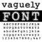 Ragged vaugely font