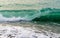 Raging Black Sea. Big wave closeup