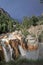 Raging wild torrent waterfall gangotri India