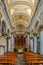 RAGUSA, ITALY, APRIL 26, 2017: Interior of the Chiesa Anime Sante del Purgatorio in Ragusa, Sicily, Italy