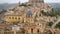 Ragusa old town cityscape at evening in Sicily, Italy