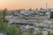 Rahat, (Beer-Sheva) Negev, ISRAEL -July 24,the city\'s districts View Rahat, residential buildings at sunset