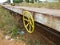 Rail carriage Gauge handle