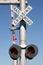 Rail cross sign