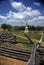 Rail fences along the Sunken Road