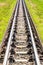 Rail profile in straight direction