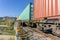 Rail transportation or freight transportation