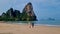 Railay Beach Krabi Thailand, the tropical beach of Railay Krabi