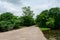 Railing less Bridge on the Forest River in India