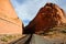 Raiload through Remote Desert Canyon