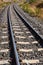 Railroad amid drought