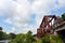 Railroad Bridge Crosses the White River