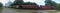 Railroad Cars in Front of Huge Grain Elevators Panorama/Banner