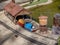 Railroad and City Miniature