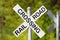 Railroad Crossing Sign