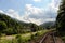 Railroad landscape, Timis Romania