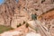 Railroad near Royal Trail (El Caminito del Rey) in gorge Chorro, Malaga province, Spain