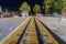 Railroad of the River Kwai Bridge in Kanchanaburi.