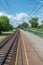 Railroad suburban halt