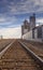 Railroad Track and Grain Elevator