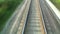 Railroad track at high speed