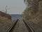 Railroad track near Horni Slavkov town