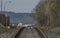 Railroad track near Horni Slavkov town