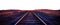 railroad tracks in the desert. transparent background PNG. sunset train tracks. iron Road, Steel Rails, Train Rails